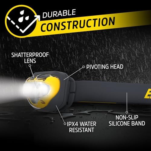 Yellow and Gray LED Headlamp with Smart Dimming — photo 3