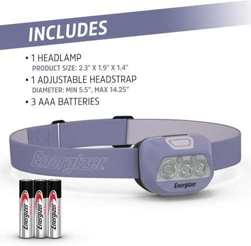 Purple HDL30 Multi Colored LED Headlamp — photo 5