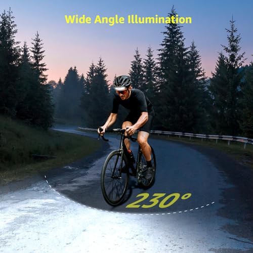 Two pack waterproof wide beam rechargeable headlamps — photo 3