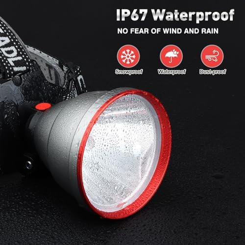 Adjustable waterproof spotlight headlamp two pack — photo 5