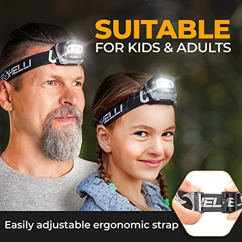 Forest green and pink waterproof headlamp pair — photo 4