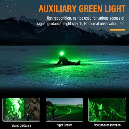 Red and Green Light Waterproof Headlamp — photo 3