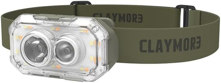 Khaki waterproof super bright LED headlamp