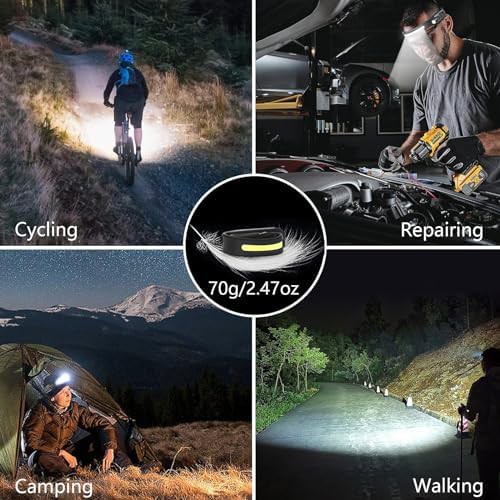 Wide Beam Motion Sensor Headlamp Two Pack — photo 5