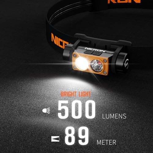 Waterproof headlamp with red light mode — photo 4