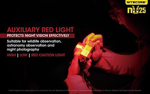 Black triple output rechargeable headlamp — photo 3