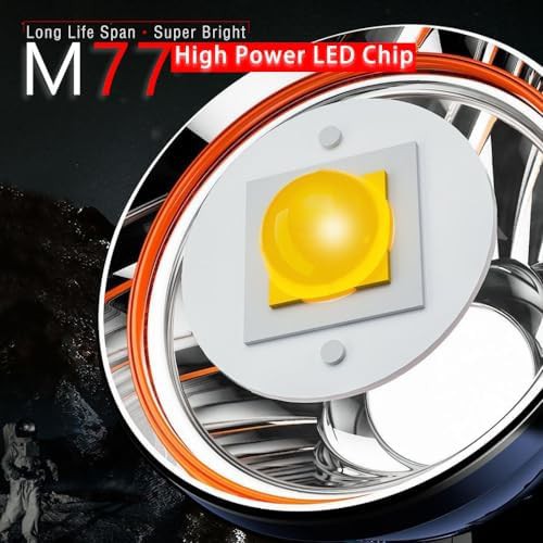 Rechargeable headlamp with wide bright spot beam — photo 3
