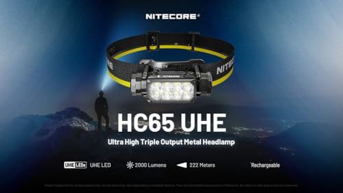 Nitecore HC65 UHE 2000 Lumen Heavy Headlamp — photo 5