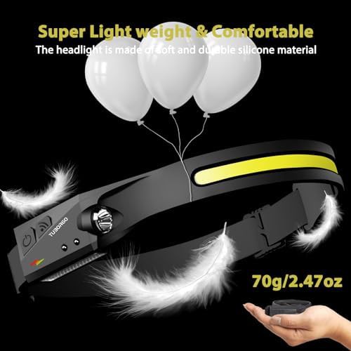 Tuborgo rechargeable wide beam headlamp 3 pack — photo 4