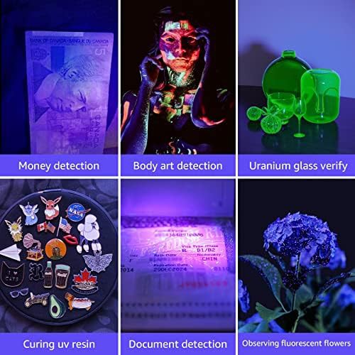 Rechargeable headlamp and 21 LED UV light set — photo 3