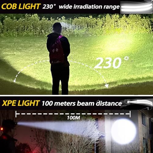Wide beam motion sensor hard hat light — photo 5