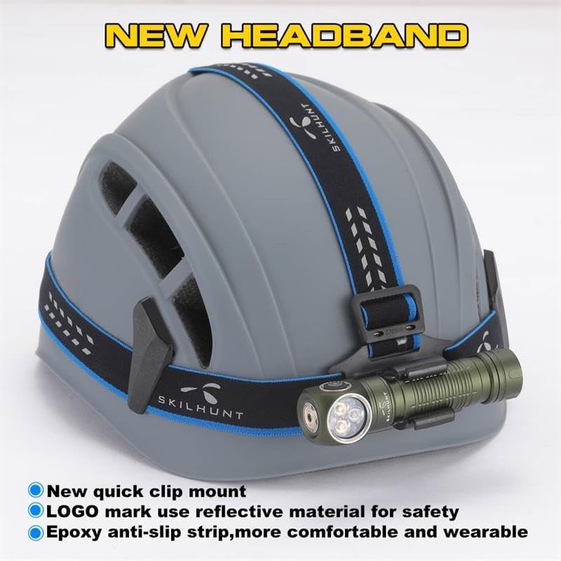 Orange high CRI magnetic headlamp — photo 4