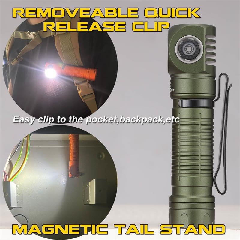 Orange high CRI magnetic headlamp — photo 5