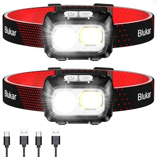 Two pack rechargeable cob headlamp