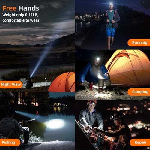 Rechargeable thousand lumen camping headlamp — photo 5