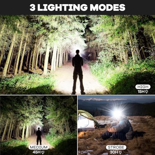 AURASEASON 990000 lumens adjustable headlamp — photo 3