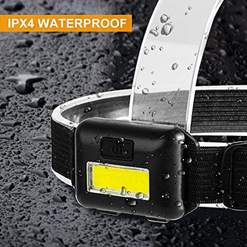 Super bright COB LED headlamp eight pack — photo 5