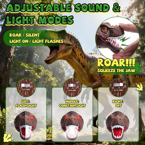 Dinosaur headlamp for kids two pack — photo 5