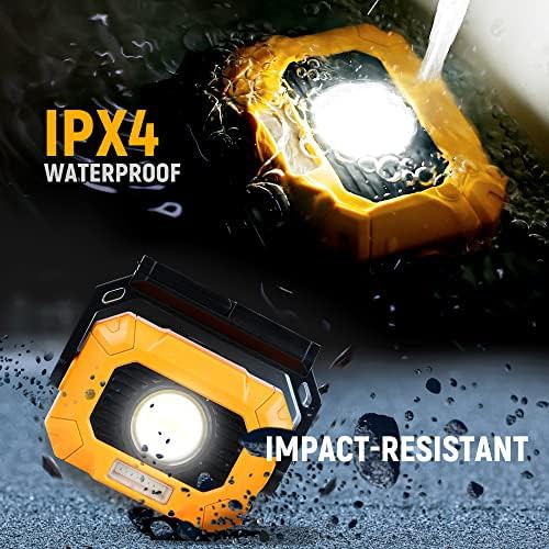 Wide beam magnetic work headlamp two pack — photo 3