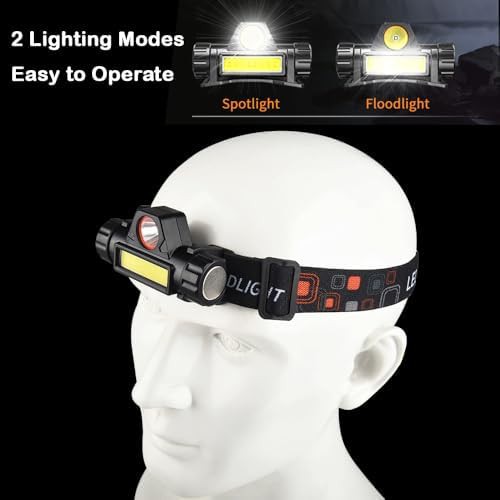 Rechargeable LED Headlight with Magnetic Base — photo 3