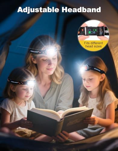 Adjustable red light camping headlamp — photo 4