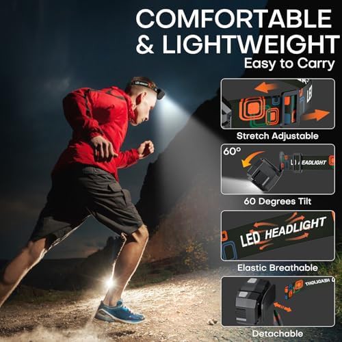 Rechargeable Red Light Headlamp Three Pack — photo 5