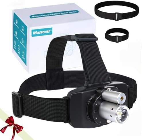 Adjustable black rechargeable laser therapy headlamp