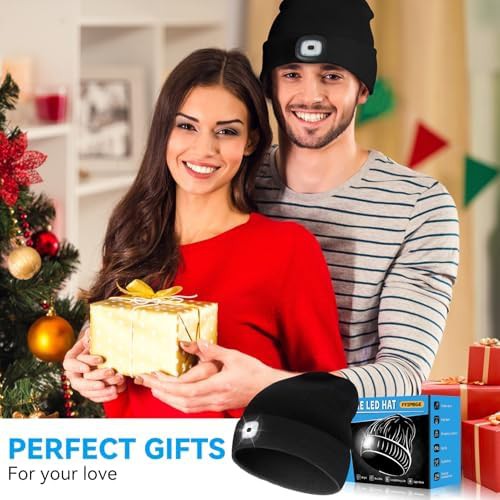 Black Beanie Hat Rechargeable Two Pack — photo 5