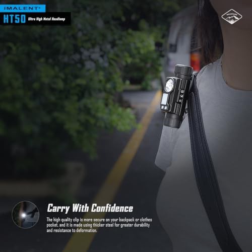 Lightweight 3000 lumen rechargeable red light headlamp — photo 5