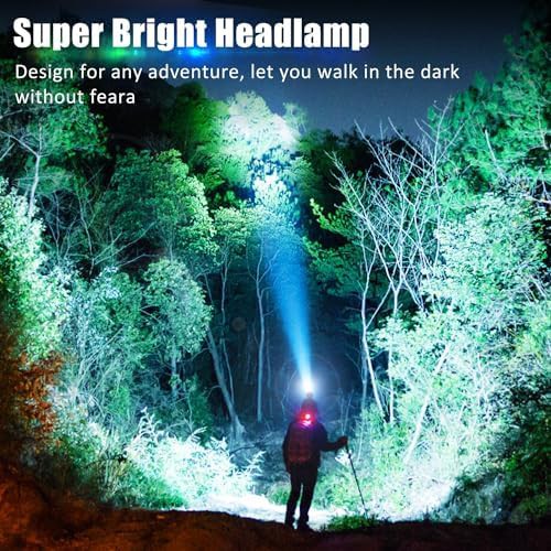 Rechargeable zoomable waterproof headlamp two pack — photo 3