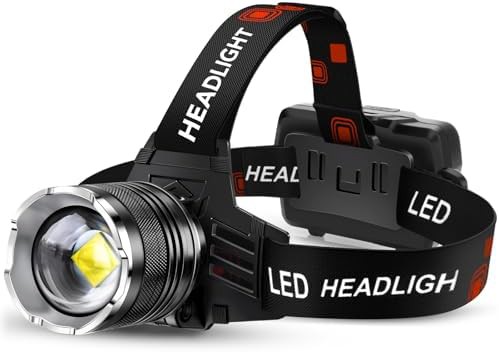 Super bright LED rechargeable headlight