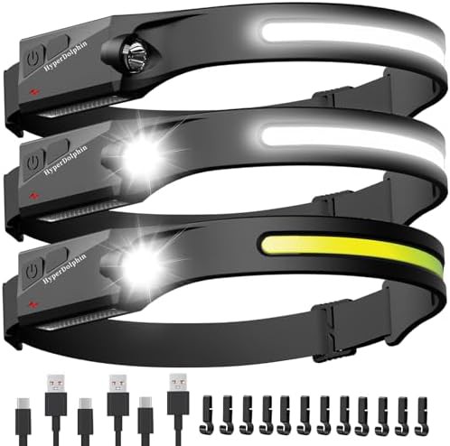 Three pack wide beam headlamp