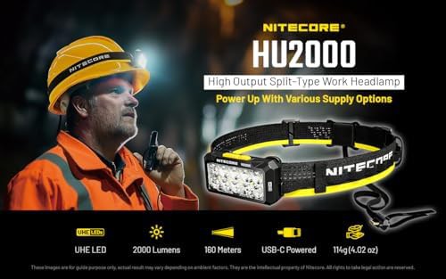 Nitecore HU2000 2000 Lumen Work Headlamp — photo 3