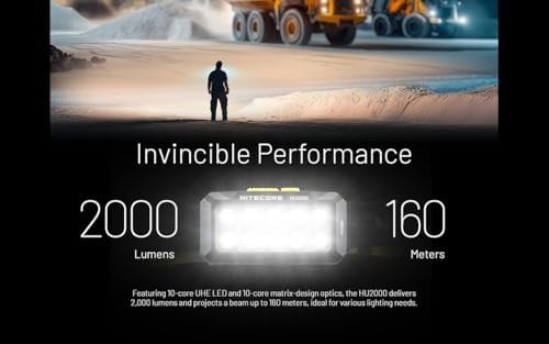 Nitecore HU2000 2000 Lumen Work Headlamp — photo 4