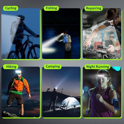 Rechargeable spotlight headlamp three pack — photo 4