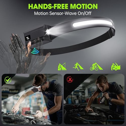 Rechargeable spotlight headlamp three pack — photo 5