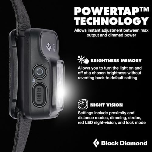 Black AAA Waterproof Spot 400 Headlamp — photo 3