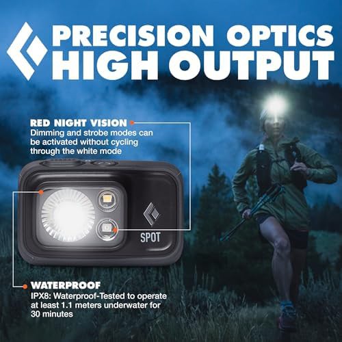 Black AAA Waterproof Spot 400 Headlamp — photo 4