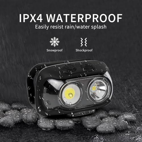 Six Mode Rechargeable Motion Sensor Headlight — photo 5