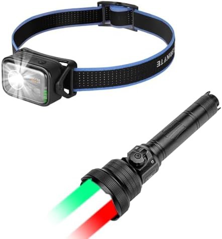 Zoomable Hunting Light with Red Green White