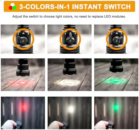 Zoomable Hunting Light with Red Green White — photo 4