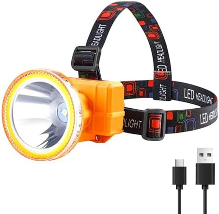 Ultra Bright Three Mode Yellow Light Headlamp