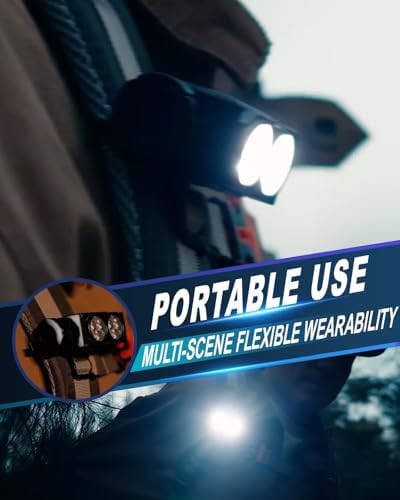 Rechargeable magnetic white light headlamp pair — photo 4