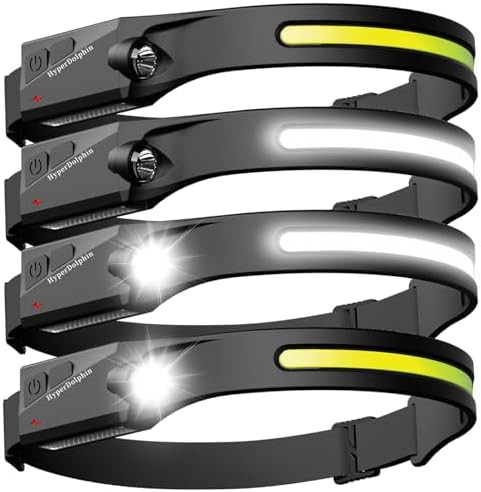 Four pack water resistant headlamp