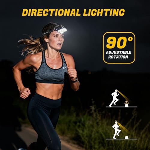 Eight LED COB Rechargeable Black Headlight — photo 4