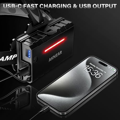 High lumen powerful rechargeable headlamp — photo 5
